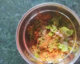 A picture of step 1 of Bharva Bhindi.