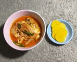 Foto langkah ke 6 dari resep Kimchi Jjigae.