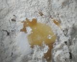 A picture of step 1 of Sugar Paratha.