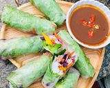 Hình bước làm 3 của món Gỏi cuốn ngũ sắc (chay)
