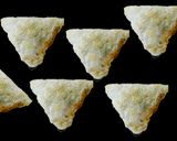 A picture of step 5 of A novel recipe- ravioli/samosa  made with rice paper stuffed with veggies.