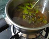 A picture of step 1 of Immunity booster giloy lemon grass kadha.