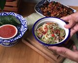 Gambar langkah 5 resipi 🇹🇭 SALAD TERUNG BULAT HIJAU THAI.