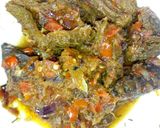 A picture of step 3 of Peppered offals.