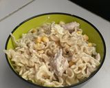 Foto del paso 6 de la receta: Pasta fría con pollo y maíz 🌽