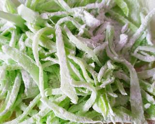 Cendol pepaya muda (flourless) - Step 3