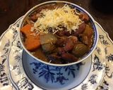 A picture of step 4 of California Farm Red Beans and Pork Stew in Herbes de Provence.