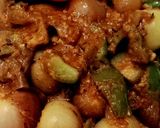 A picture of step 5 of Shahi Onion chilli.