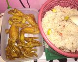 Foto langkah ke 5 dari resep Nasi liwet Pete ikan asin.