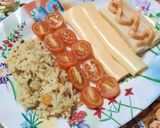 Foto del paso 7 de la receta: Arroz saborizado, palmitos, cherry y queso
