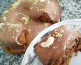 صورة لخطوة 9 من وصفة كيكة الحليب المحموس والشعيريه مع كريمة الشكولاته😋
