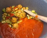 Une image de l'étape 3 de Boulette végétale, tomate et riz.