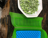 Foto del paso 1 de la receta: Guisantes al vapor lékué con huevos y jamón en accesorio de Lékué, todo un invento