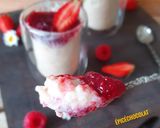 Une image de l'étape 5 de Riz au lait coulis de fraises et framboises.