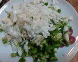 Foto del paso 3 de la receta: Bacalao a la marinera con langostinos y almejas