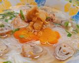 Hình bước làm 3 của món Bún gà nấm tóp mỡ
