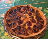 Une image de l'étape 14 de Tarte aux prunes et amandes (pâte sablée œuf et sucre glace).