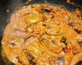 A picture of step 6 of Rajasthani Stuffed Eggplant.