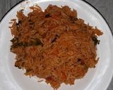 A picture of step 4 of Palm oil Jollof rice.