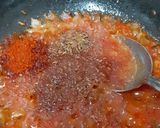 A picture of step 3 of Red kidney beans / Rajma.