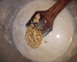 A picture of step 2 of Rabdi with chhena.