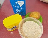 Pas rețetă Terci cu ovăz, nesquik și pară 1 fotografie
