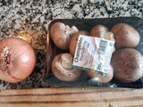 Brócoli con jengibre y champiñones Portobello