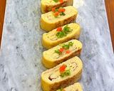 A picture of step 11 of Tamagoyaki (Japanese Omelette).