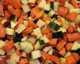 Foto del paso 1 de la receta: Pollo con verduras