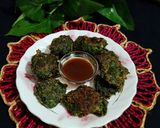 A picture of step 6 of Water Spinach Fritters.