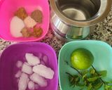A picture of step 1 of Lemon Mint Masala Shikanji.