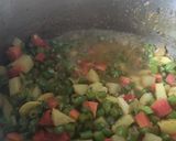 A picture of step 4 of French beans stir fry.
