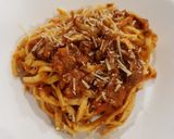 รูปขั้นตอนการทำที่ 12 ของ Fettucini bolognese