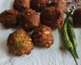 A picture of step 6 of Green sorghum fritters.