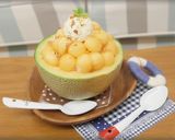 A picture of step 12 of Melon Milk Shaved Ice – Popular Korean Dessert.