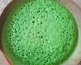 Foto langkah ke 6 dari resep Martabak Manis Pandan (Pake Teflon aja gaesss).