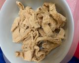四季豆炒豆皮的食譜步驟1照片