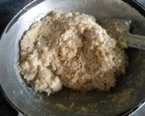 A picture of step 3 of Coconut sooji burfi.