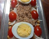 Foto del paso 2 de la receta: Ensalada de  Atún con Garbanzos, Cebolla, Tomates y Limón