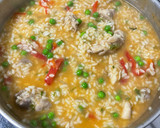 Foto del paso 8 de la receta: Arroz caldoso mar y tierra 🌊 ⛰️