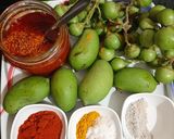 A picture of step 1 of બાફેલા ગુંદા નું અથાણું.