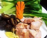 Hình bước làm 1 của món Canh Cải Thìa Nấu Cánh Gà