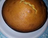 A picture of step 4 of Vanilla and red velvet cake.