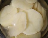 A picture of step 2 of Potato and carom leaves fritters.