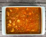 A picture of step 7 of Giouvetsi with Chicken.