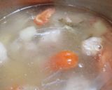 Hình bước làm 4 của món Canh cải chua nấu sườn non