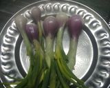 લીલી ડુંગળી ટામેટા નું શાક(Spring onion Tomato sabji recipe in Gujarati) રેસીપી સ્ટેપ1ફોટો