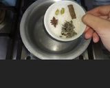 A picture of step 1 of Kashmiri Kehwa.