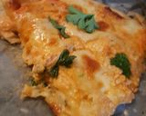 A picture of step 3 of Buffalo Chicken Dip Pizza.