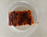 A picture of step 2 of Salmon with a miso paste and sesame seed crust.